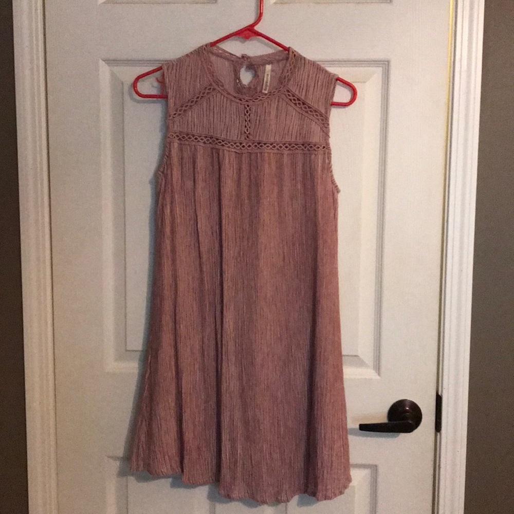 Rose colored dress